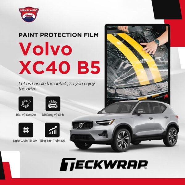 Dán PPF Teckwrap cho Volvo XC40 B5