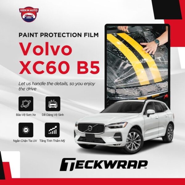 Dán PPF Teckwrap cho Volvo XC60 B5