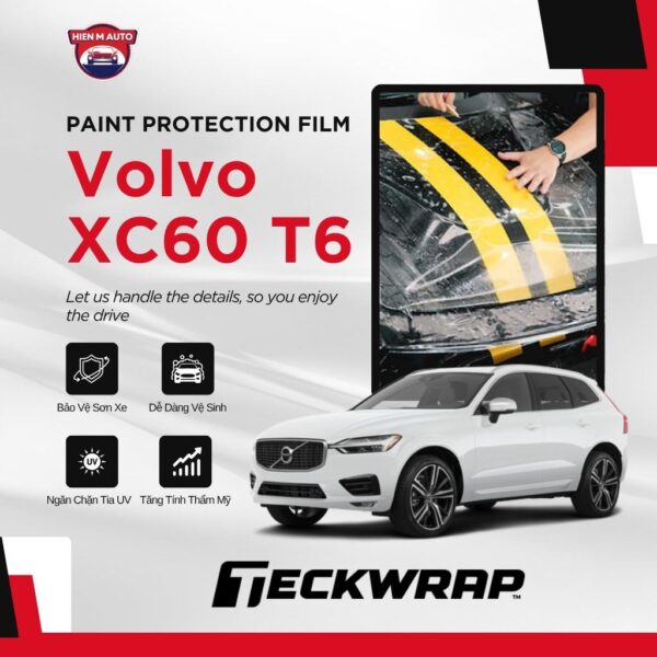 Dán PPF Teckwrap cho Volvo XC60 T6