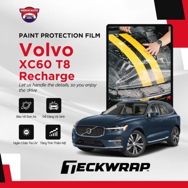 Dán PPF Teckwrap cho Volvo XC60 T8 Recharge