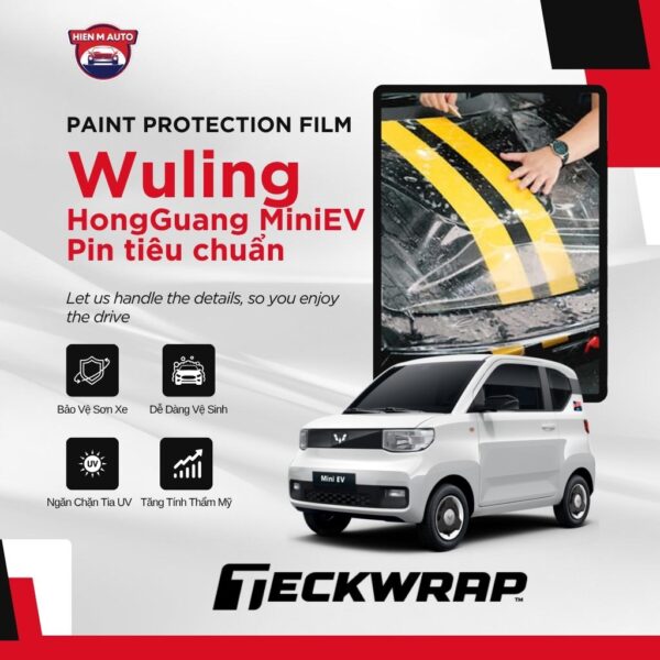 Dán PPF Teckwrap cho Wuling HongGuang MiniEV