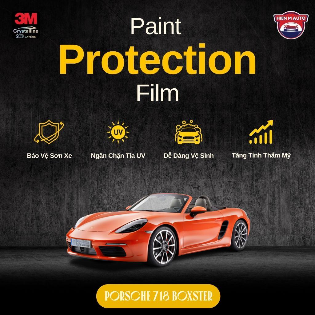 Porsche 718 Boxster dán PPF 3M tại HIEN M AUTO