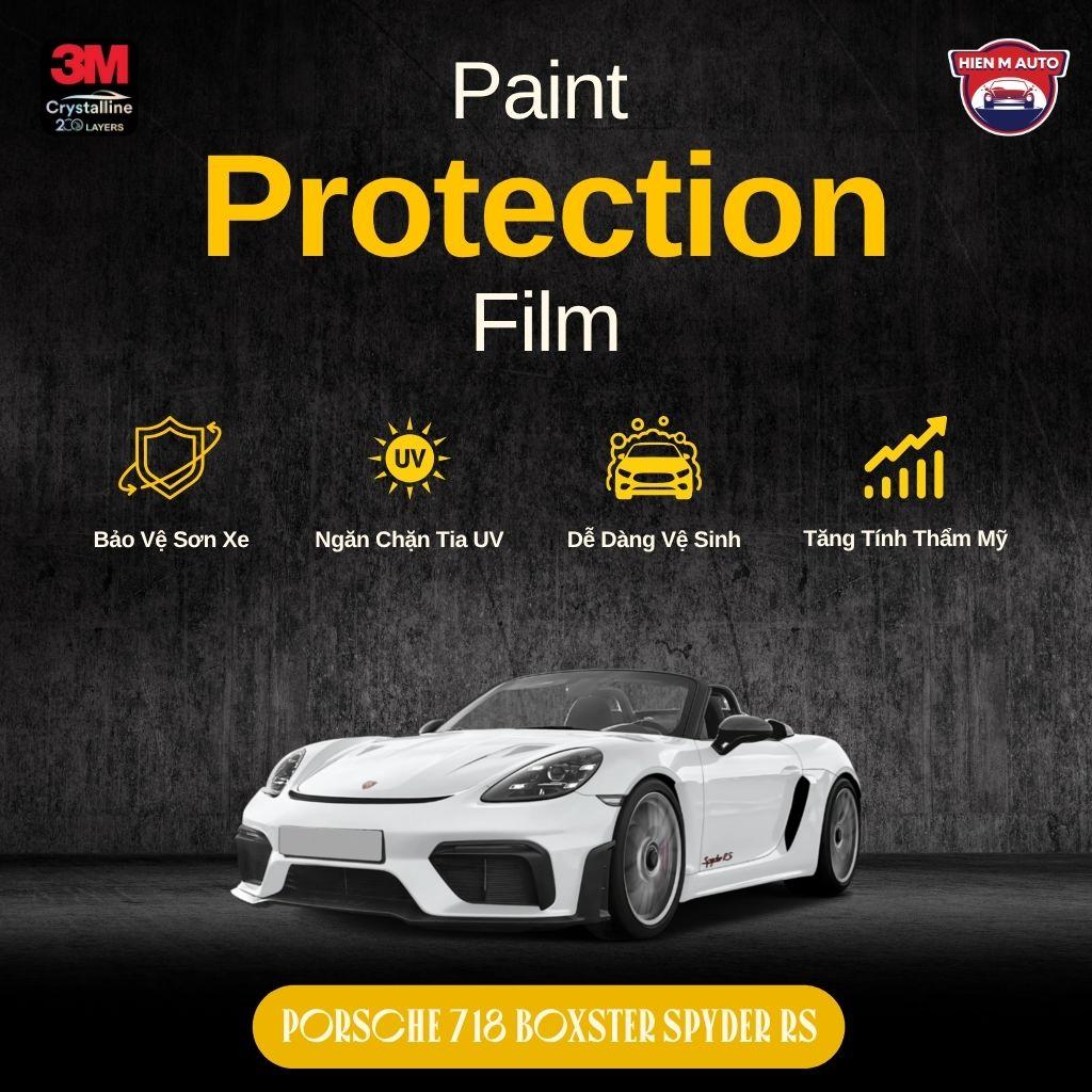 Dán PPF 3M cho Porsche 718 Boxster Spyder RS tại HIEN M AUTO