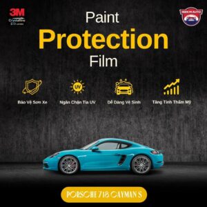 Dán PPF 3M cho Porsche 718 Cayman S