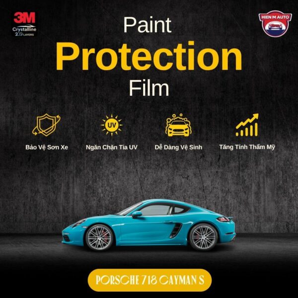 Dán PPF 3M cho Porsche 718 Cayman S