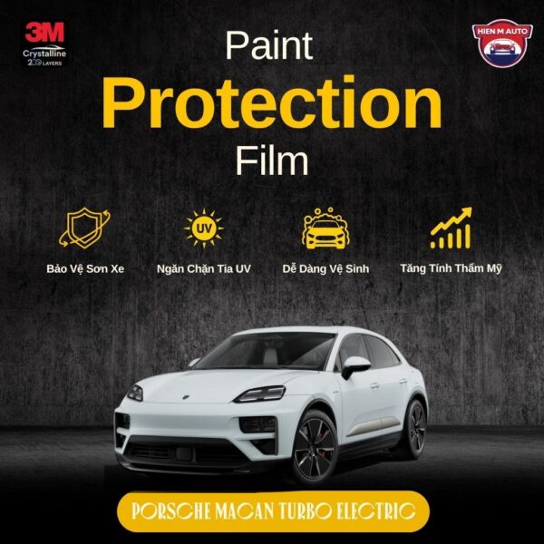Dán PPF 3M cho Porsche Macan Turbo Electric