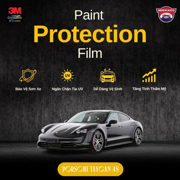 Dán PPF 3M cho Porsche Taycan 4S