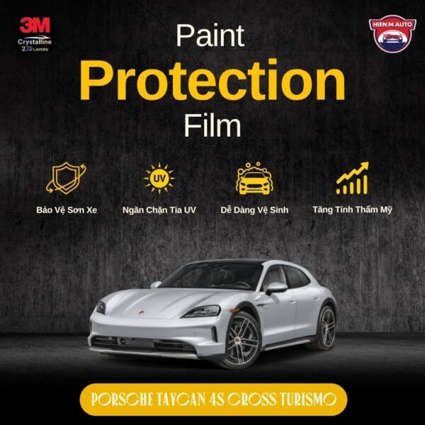 Dán PPF 3M cho Porsche Taycan 4S Cross Turismo