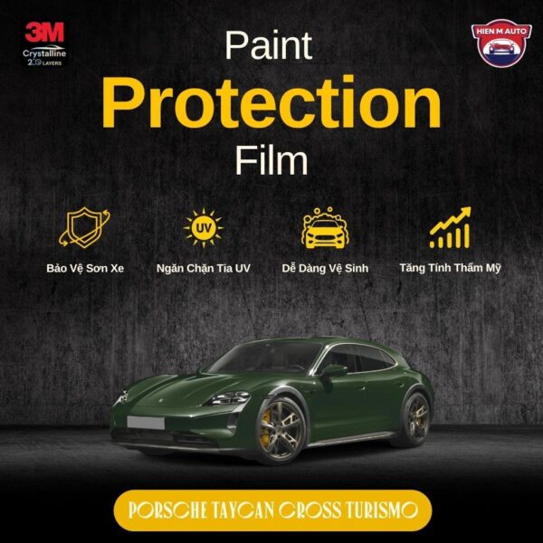 Dán PPF 3M cho Porsche Taycan Cross Turismo