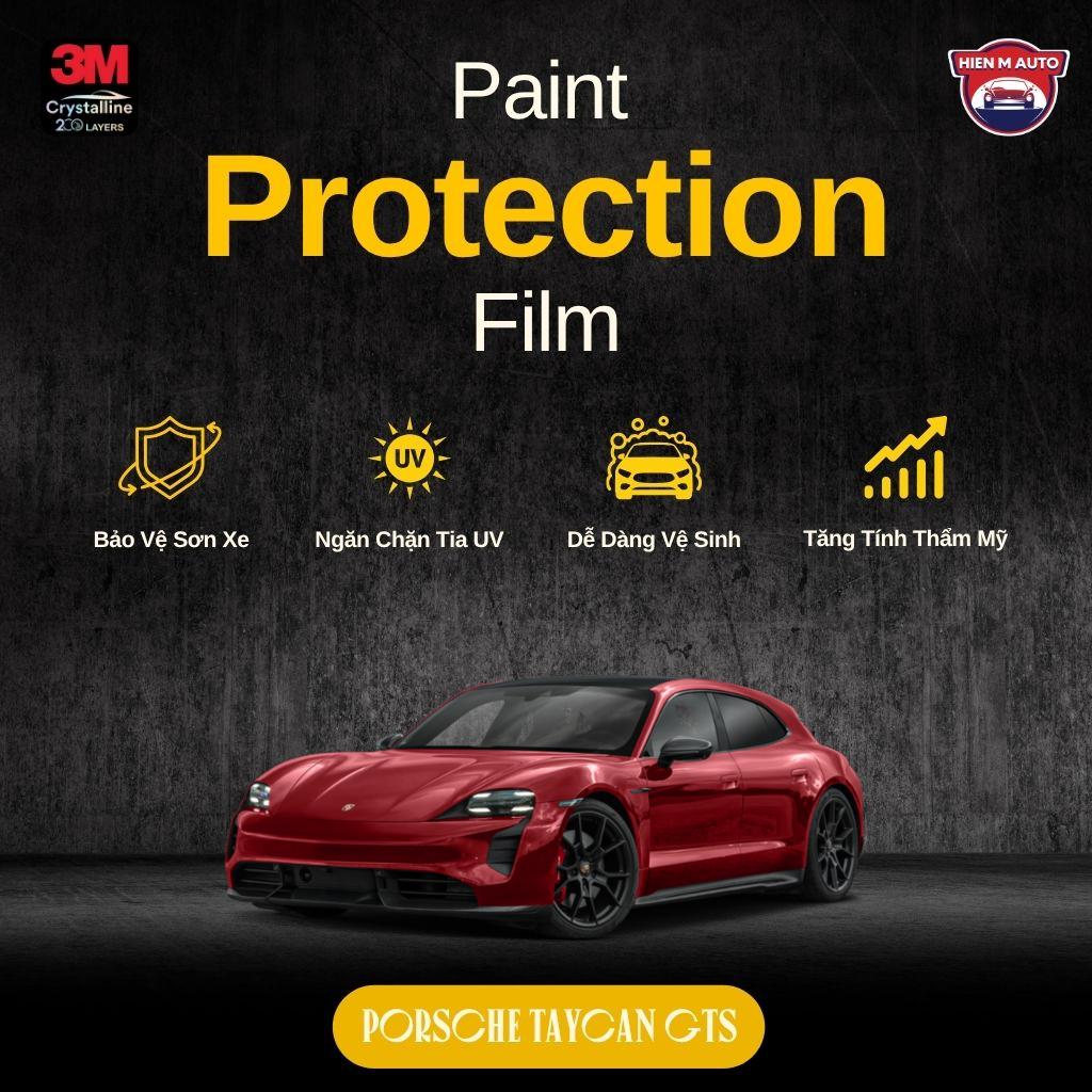 Dán PPF 3M cho Porsche Taycan GTS tại HIEN M AUTO