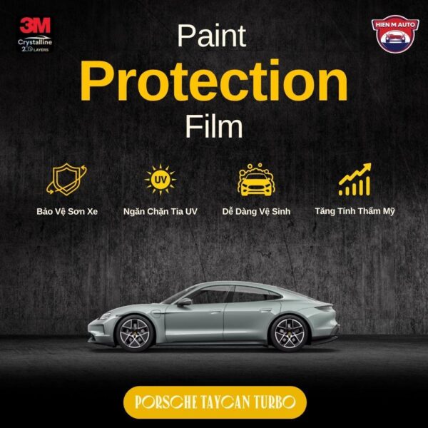 Dán PPF 3M cho Porsche Taycan Turbo