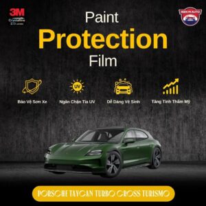 Dán PPF 3M cho Porsche Taycan Turbo Cross Turismo